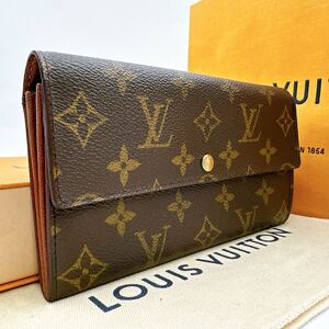 3845【美品】LOUIS VUITTON ルイヴィトン モノグラム ポルトフォイユ サラ 長財布 二つ折り財布 ウォレット M61734/TH0030