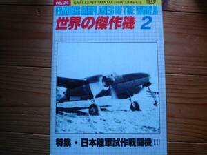 ☆世界の傑作機　No.094　日本陸軍試作戦闘機　78.02