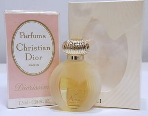 ◆◇香水 まとめて 2点 クリスチャンディオール Christian Dior ディオリッシモ Diorissimo 7.5ml / ニナリッチ NINA RICCI Nina 15ml◇◆