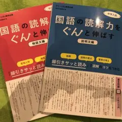 中学入試国語の読解力をぐんと伸ばす説明文編/物語文編