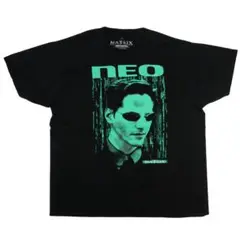 【L】映画 MATRIX マトリックス NEO ネオ Tシャツ キアヌリーブス