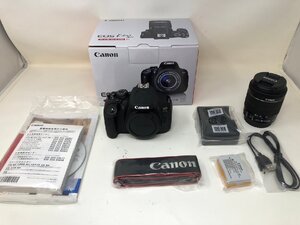 ◆Canon キャノン EOS KISS STMレンズキット X7i デジタル一眼レフカメラ レンズ 箱付き 中古◆13271