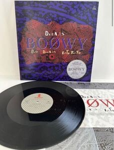 レコード LP シール帯付き 未発表曲（3曲） BOOWY ボウイ 氷室京介 布袋寅泰 / OUT!! DAKARA LET