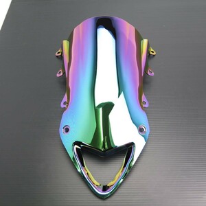 S1000RR/HP4（0507/0524/0D01） 09-14社外ダブルバブルミラースクリーン ウインドシールド ダークスモーク イリジウムミラーBMW 210929B29