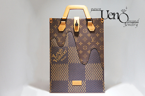 【質屋】送料無料！　LOUISVUITTON ルイ・ヴィトン　ダミエジャイアント　ミニトート　ヴァージル・アブロー×NIGOコラボ　ハンドバッグ