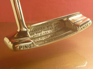 ☆PATENTED☆美品★PING ANSER KARSTEN★ブロンズ＆ミラー★正規品★３４１/2インチ★新品グリップ★