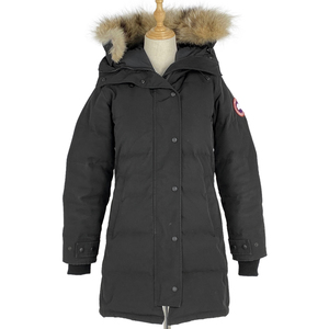 カナダグース CANADA GOOSE シェルバーン ダウンジャケット ダウンコート アウター ダウンジャケット ブラック レディース 【中古】