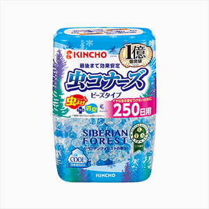 KINCHO 虫コナーズ　ビーズタイプ　250日用　シベリアンフォレストの香り　複数可