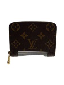 LOUIS VUITTON◆ジッピー・コインパース_モノグラム・キャンバス_BRW/PVC/BRW/メンズ//