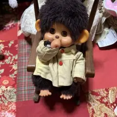 昭和レトロ　ぬいぐるみ　人形　ソフビぬいぐるみ人形　さる