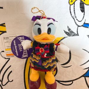 ディズニーランド ハロウィン　2024 デイジー　ぬいぐるみバッジ ぬいば 新品　 ディズニー　 ぬいぐるみ