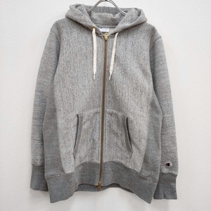 Champion リバースウィーブ REVERSE WEAVE css5112 ジップアップ 裏起毛 サイズM パーカー グレー チャンピオン 3-1215T 229389