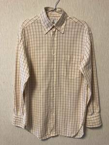 ●GUY ROVER ギローバー シャツ イタリア製 チェック ボタンダウンシャツ