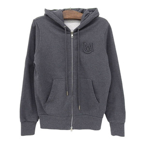 モンクレール ZIP UP CARDIGAN ジップアップ カーディガン 8G000 52 809KR メンズ グレー MONCLER 中古 【アパレル・小物】