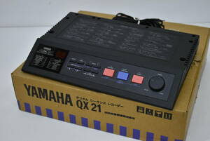 美品☆YAMAHA ヤマハ QX21(通電確認済) デジタル シーケンス レコーダー DIGITAL SEQUENCE RECORDER ☆4252