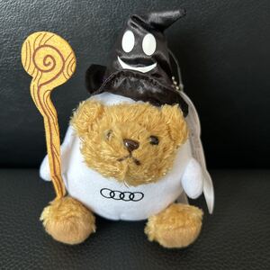 未使用★Audi アウディ　クマ　ベア　くま　キーホルダー　ぬいぐるみ　ノベルティ★ハロウィン