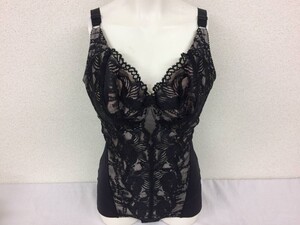 ★美品★マルコ 補正下着 カリーユ ボディスーツ ブラック F80 LL 大きいサイズ 矯正下着 着痩せすっきり MARUKO №14