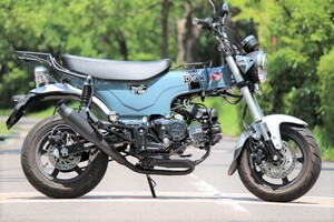 DAX125 (ST125) スリップオンマフラー BADGER 砲弾 《バジャー》