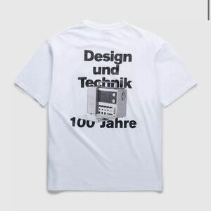 【日本未発売・新品】BRAUN × HIGHSNOBIETY Tシャツ 白 Mサイズ dieter rams