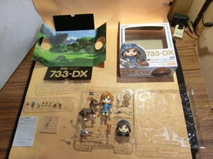 T【ソ6-10】【60サイズ】▲ねんどろいど 733-DX ゼルダの伝説 リンク ブレス オブ ザ ワイルドver./フィギュア/※傷・汚れ・外箱傷み有