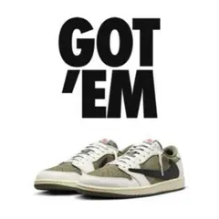 Travis Scott Nike Air Jordan 1 Low  25.5