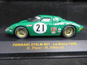 1/43　フェラーリ　275LM　LM1968　＃21