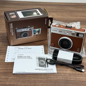 富士フイルム　(FUJIFILM) チェキ Evo 　ハイブリッドインスタントカメラ　instax mini Evo