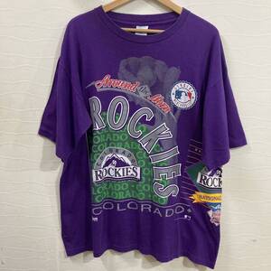 Colorado Rockies Tシャツ 紫サイズXL