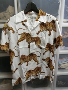 WACKO MARIA HAWAIIAN SHIRT アロハシャツ ハワイアン S ホワイト #20FWE-WMS-HI01 ワコマリア