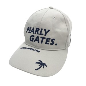 【1円】PEARLY GATES パーリーゲイツ 2023年モデル キャップ グレー系 FR [240101263304]