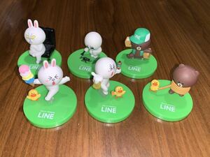 ☆LINE CHARACTERフィギュアコレクション全6種ラインキャラクター LINE FRIENDS 