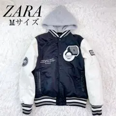 良品✨️ZARA ザラ スタジャン フード付き Mサイズ 黒