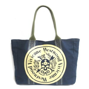 Vivienne Westwood ヴィヴィアンウエストウッド 　キャンバス　トートバッグ【送料無料】中古品 used AB