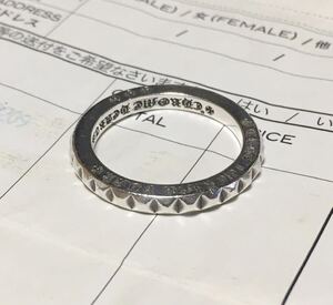 Chrome Hearts True Fucking Punk Ring 17 クロムハーツ トゥルー ファッキン パンク リング ビッグ 確実正規品 CH TFP bg PNK 指輪