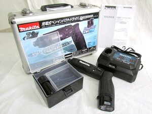 1000円スタート 電動工具 makita マキタ TD022D 充電式ペンインパクトドライバ 通電動作確認済 ケース 付属品有 大工 DIY WHO H9022