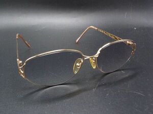 ChristianDior クリスチャンディオール 2925A 56□15 130 度入り メガネ 眼鏡 レディース ゴールド系×クリア DE2339