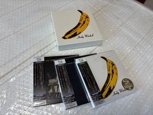 紙ジャケSHM-CD ヴェルヴェット・アンダーグラウンド ３作品 DU特典box付