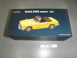 エブロ EBBRO HONDA ホンダ　S800　ダイキャストミニカー　1/24　箱、説明書、屋根付属品付　当時物 希少 P235