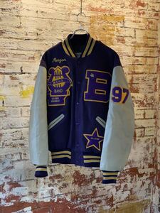 90s DeLONG VARSITY JACKET STADIUM JACKET デロング バーシティージャケット スタジャン フルデコ アメトラ トラッド TRAD 80s 送料無料