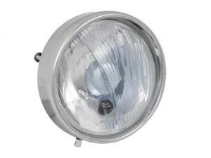 フィアット FIAT 500 ヘッドライト ASSY キャレロ Head light Carello 500 with ring & side light 梱包サイズ60 旧車