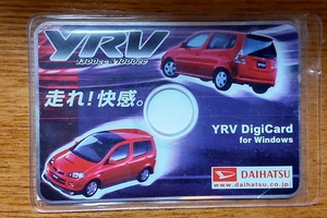 【希少】ダイハツ YRV DigiCard プロモーションビデオ CD-ROM 郷ひろみ DAIHATSU