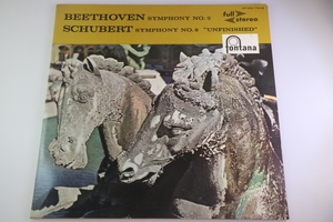 LP fontana WILLEM VAN OTTERLOO WIENER SYMPHONIKER BEETHOVEN No.5 SCHUBERT No.8 SFON-7504 ベートーヴェン 運命 シューベルト 未完成