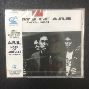 新品未開封CD☆A.R.B.　DAYS OF ARB Vol.1..（1993/11/21） /＜VICL22002＞: