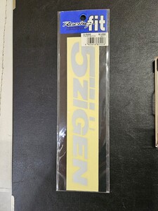 5ZIGEN ステッカー 5ZIGENロゴ Mサイズ 抜き文字タイプ 反射ホワイト 　当時物　ビンテージ ステッカー