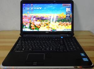 富士通 ノートパソコン LIFEBOOK AH77/C/Core i7-2630QM 2.0GHz/4GB/750GB/BD/中古特価良品