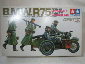 タミヤ　1／35　MMシリーズNO.16　BMW　R75サイドカー（人形４体つき）