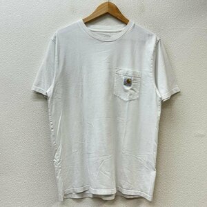 カーハート I022091 S/S POCKET T-SHIRT ロゴ クルーネック ポケT ポケット Tシャツ Tシャツ M 白 / ホワイト