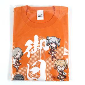 【新品・未開封】IDOLY PRIDE デフォルメイラスト Tシャツ ORANGE XLサイズ [御日様] / サニーピース アイドルプライド （＃D5DHR)