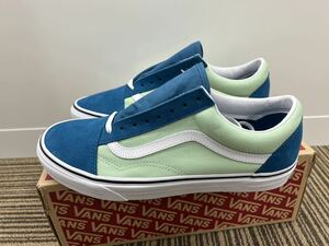 vans old schoolフリークスストア限定US10 ライムグリーン×ブルーオールドスクール