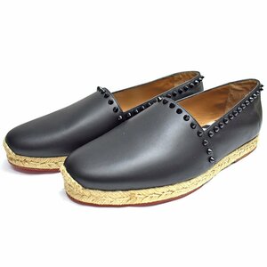 Christian Louboutin【クリスチャンルブタン】1150839 シューズ CM53 MELIDES CASA FLAT CALF サイズ41 約25.5cm メンズ【中古】★